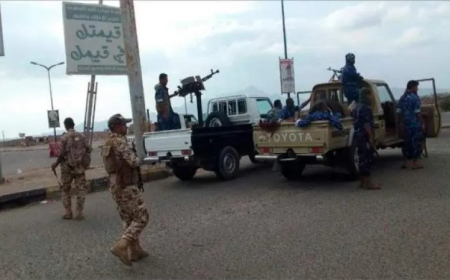 انتشار كثيف لقوات أمنية في عدن