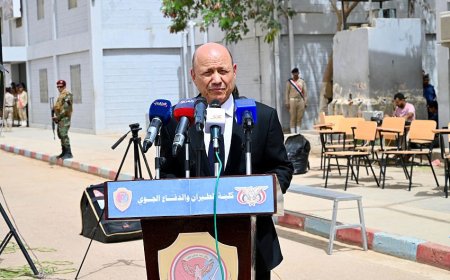 الرئيس العليمي: مأرب أبوابها مفتوحة لاستقبال التواقين لغد مشرق