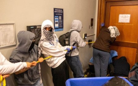 بالفيديو: الأوضاع تخرج عن السيطرة في جامعة كولومبيا وطلاب يسيطرون على مبنيين