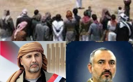 في اجتماع لهم.. مشائخ وعقال ووجهاء قبائل بني الحارث يدينون حبس الشيخ غانم حميد 