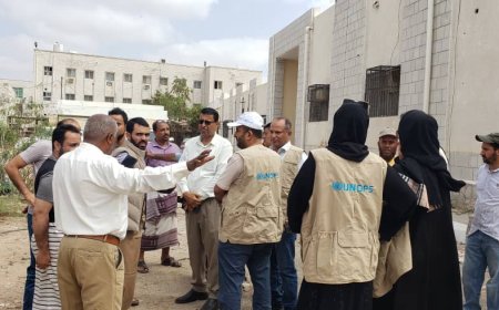 مكتب الصحة يقوم بإعادة تأهيل مبنى مخازن اللقاحات بالمحافظة بدعم منظمة اليونبس