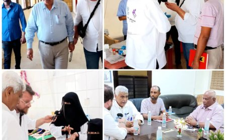 تغطية إعلامية خاصة للإذاعة السويدية حول الوضع الصحي بعدن لحالات الكوليرا وسوء التغذية