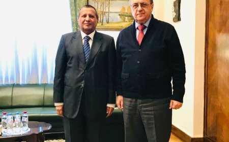 السفير الوحيشي يبحث مع المبعوث الخاص للرئيس الروسي تطورات الاوضاع في اليمن