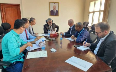 لقاءات في عدن لبحث دعم المنظمات الدولية لعدد من القطاعات
