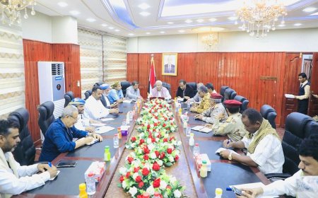 محافظ المهرة يترأس اجتماعاً للجنة الطوارئ