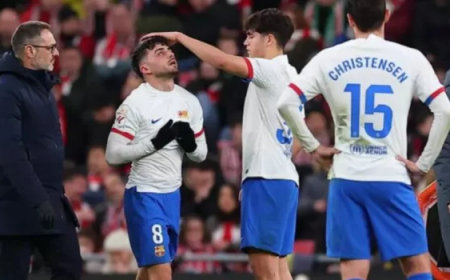 برشلونة يهزم ألميريا ويبتعد عن جيرونا في الدوري الإسباني ( تفاصيل المباراة )