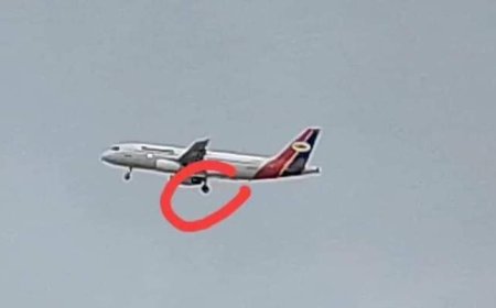حقيقة تحليق طائرة اليمنية في سماء عدن(فيديو)