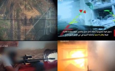 كمائن وعمليات قنص وقصف واستهداف هذا  ما وثقته كاميرا القسام ( فيديو )
