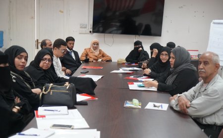 مدير عام التربية الشاملة بوزارة التربية يزور ثانوية الصم والبكم بوادي حضرموت ويلتقي المجلس التنسيقي لجمعية ذوي الإعاقة