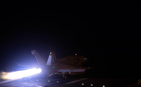 الاعلان عن قصف أميركي بريطاني على الحديدة