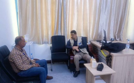 مدير عام زنجبار الشدادي يناقش مع "اليونبس" بعدن تنفيذ عدد من المشروعات بالمديرية
