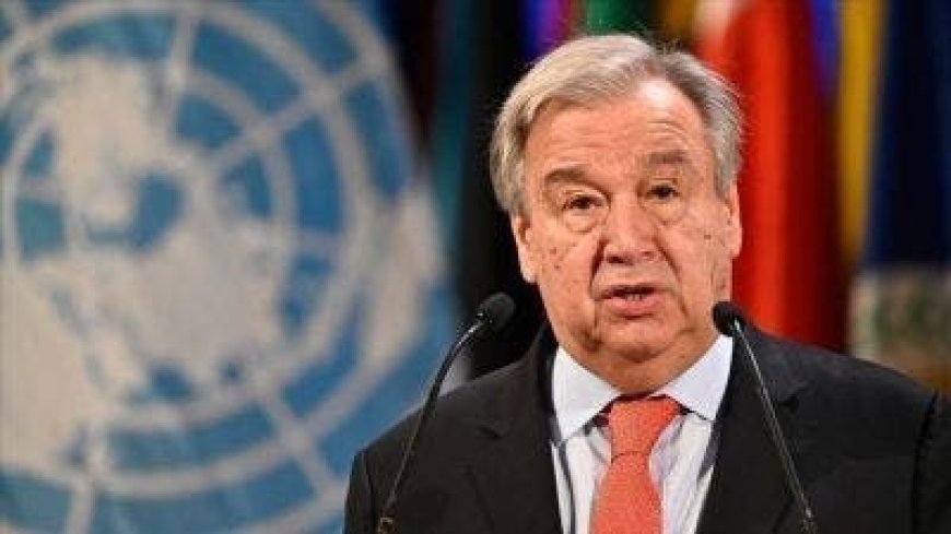 بالفيديو.. الأمين العام للأمم المتحدة يعارض كلمة "عباس"