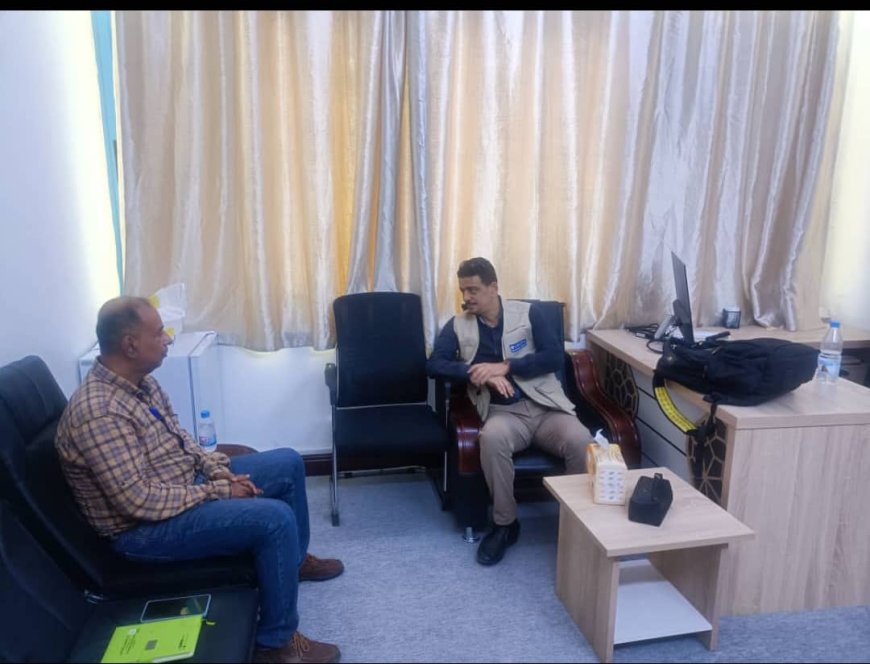 مدير عام زنجبار الشدادي يناقش مع "اليونبس" بعدن تنفيذ عدد من المشروعات بالمديرية