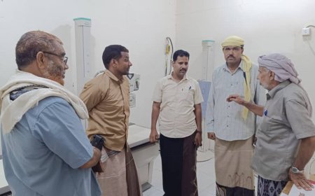 تنفيذية مؤتمر حضرموت الجامع بقصيعر وضواحيها تزور مستشفى قصيعر وتبارك ترقيته إلى مستشفى ريفي
