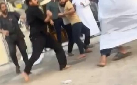 مشاجرة جماعية عنيفة بين مقيمين في السعودية بينهم من الجنسية اليمنية