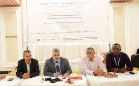 بدء ورشة العمل التحليلية للتصنيف المرحلي المتكامل لسوء التغذية الحاد بعدن