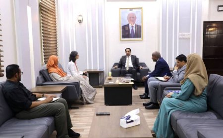 البكري يبحث مع السفيرة الفرنسية ترتيبات مشاركة بلادنا في الالعاب الاولمبية