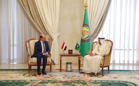 وزير الخارجية يلتقي الأمين العام لمجلس التعاون لدول الخليج العربية