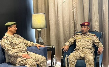 رئيس هيئة الأركان يبحث أوجه التعاون العسكري والأمني مع عدد من السفراء والملحقين الدبلوماسيين