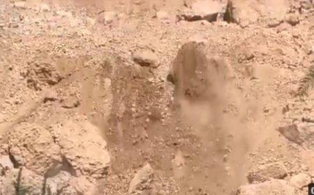 بالفيديو.. مشاهد غريبة ومرعبة تخرج من جبال دوعن بحضرموت لليوم الثالث على التوالي