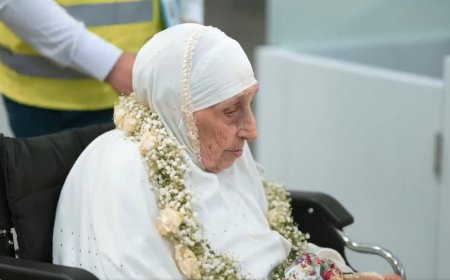 بعمر 130 سنة.. أكبر حاجة تؤدي المناسك هذا العام .. من أي بلد ؟ (فيديو)