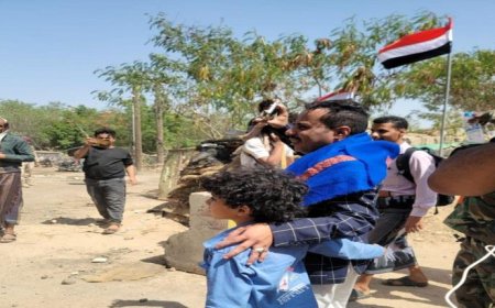 مرور أول شخصية بارزة في طريق الحوبان تعز عقب فتحه(الاسم والصورة)