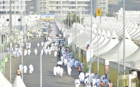 ضيوف الرحمن يتوجهون إلى مشعر منى لقضاء يوم التروية