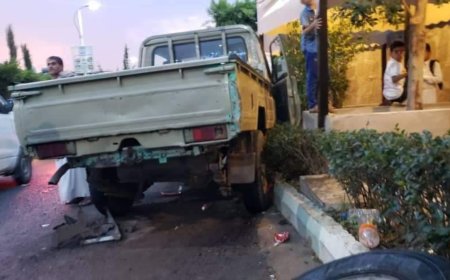 بالفيديو مسلح  يرتكب حادثاً مروعاً قرب منتزه في إب