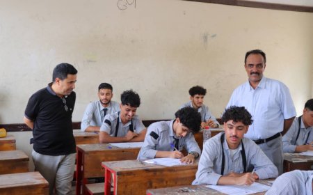 الزهري يدشن امتحانات الثانوية العامة في ستة مراكز امتحانية بخورمكسر