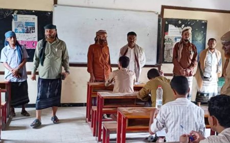 مدير طور الباحة يدشن امتحانات الثانوية بالمديرية ويشدد على استمرار محاربة ظاهرة الغش 