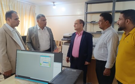 نائب رئيس اللجنة العليا للاختبارات الوكيل الشوذبي يتفقد سير العمل في كنترول عدن والمطبعة السرية