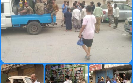 السلطة المحلية بالبريقة تواصل حملاتها لضبط وإغلاق المحال التجارية المتخلفة عن سداد الرسوم القانونية