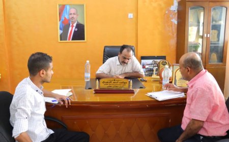 الزهري يناقش مع مشروع الاشغال العامة مصفوفة مشاريع خورمكسر