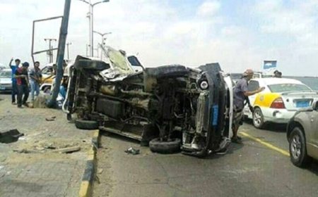 حصيلة وفيات الحوادث المرورية لشهر يونيو في المناطق المحررة