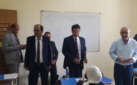 اللجنة الإشرافية الوزارية تدشن اختبارات الثانوية العامة للعام 2023-2024م في المدارس اليمنية بجمهورية مصر العربية