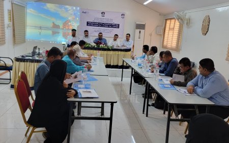 رئيس جامعة عدن يشيد بجهود مؤسسة الرسالة للتنمية في اسناد العملية التعليمية لتشجيع التحاق الطلاب بقسمي الفيزياء والرياضيات بكلية العلوم