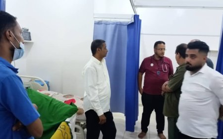 حملة تفتيشية موسعة لضبط المخالفات الصحية في المستوصفات الخاصة بمديرية الشيخ عثمان بعدن