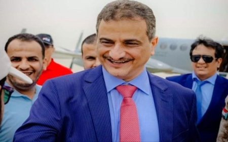وصول المحافظ لملس قادمًا من الإمارات