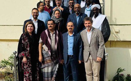 الارياني والداعري وبن ماضي يلتقون ممثلي المنظمات الدولية العاملة في العاصمة المؤقتة عدن