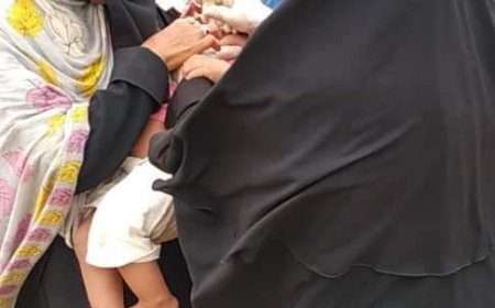 صحة البريقة تدشن الحملة الوطنية الاحترازية للتحصين ضد شلل الأطفال بجولتها الثانية