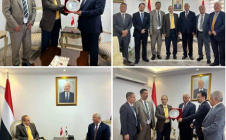 الوزير الوصابي يزور سفارة بلادنا في (أنقرة) ويطلِّع على الخدمات المقدمة للطلاب