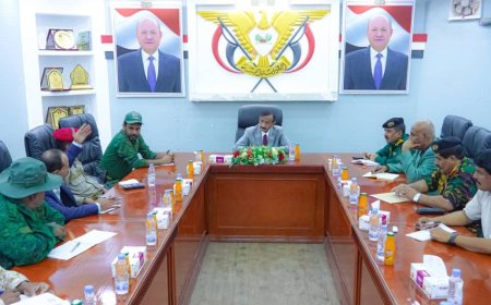 امنية شبوة تناقش سبل تعزيز مكافحة الجريمة وتأمين المحافظة