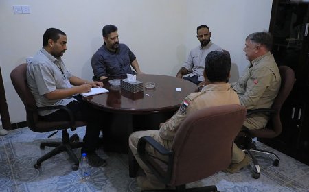 مناقشة جهود مشروع مسام لتطهير مديريتي بيحان وعسيلان من الألغام