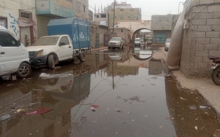 المجاري  تحاصر أهالي  حي عبد القوي  بالشيخ عثمان في ظل صمت الجهات المختصة