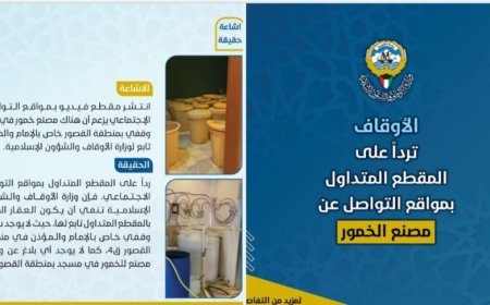 الكويت.. "الأوقاف" تكشف حقيقة وجود مصنع للكحول في مسجد