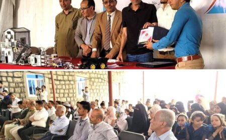 منظمة الحزب الاشتراكي اليمني تكرم أبطال مركز العقل الإبداعي بتعز