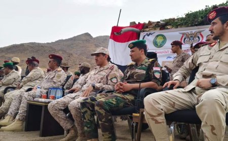 تدشين المرحلة الثانية من العام التدريبي والقتالي 2024 بمحور حرض