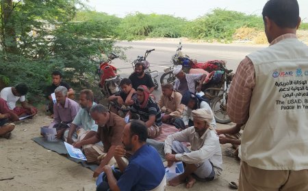 مؤسسة بناء تختتم جلسات التوعية حول "تأثير التغيرات المناخية على مصادر المياه في مجتمع زنجبار وآلية التكيف معها في أبين"