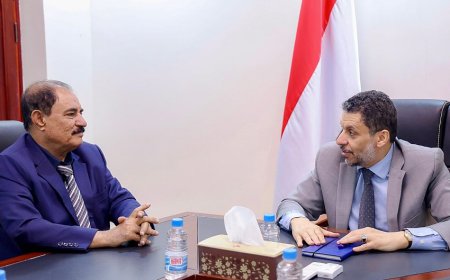 رئيس الوزراء يناقش مع محافظ الضالع احتياجات المحافظة