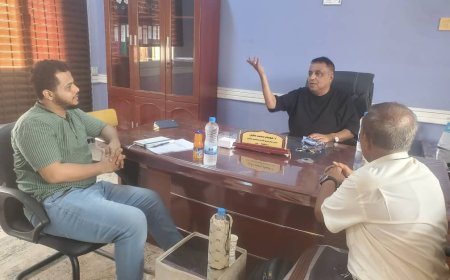 ادارة محو الأمية عدن تلتقي منسق كتلة التعليم في منظمة رعاية الأطفال 